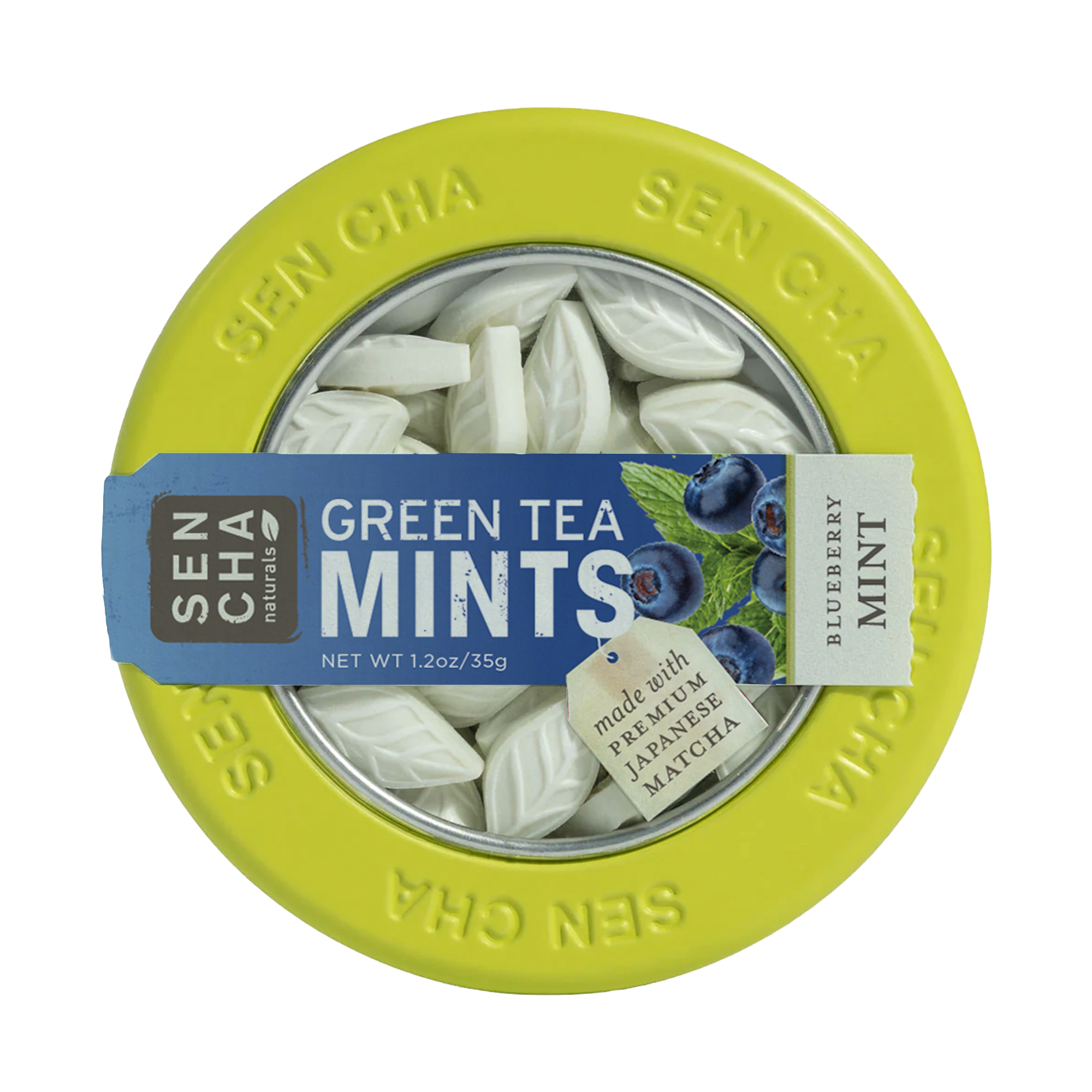 Green Tea Mints - Blueberry | Mint Canister