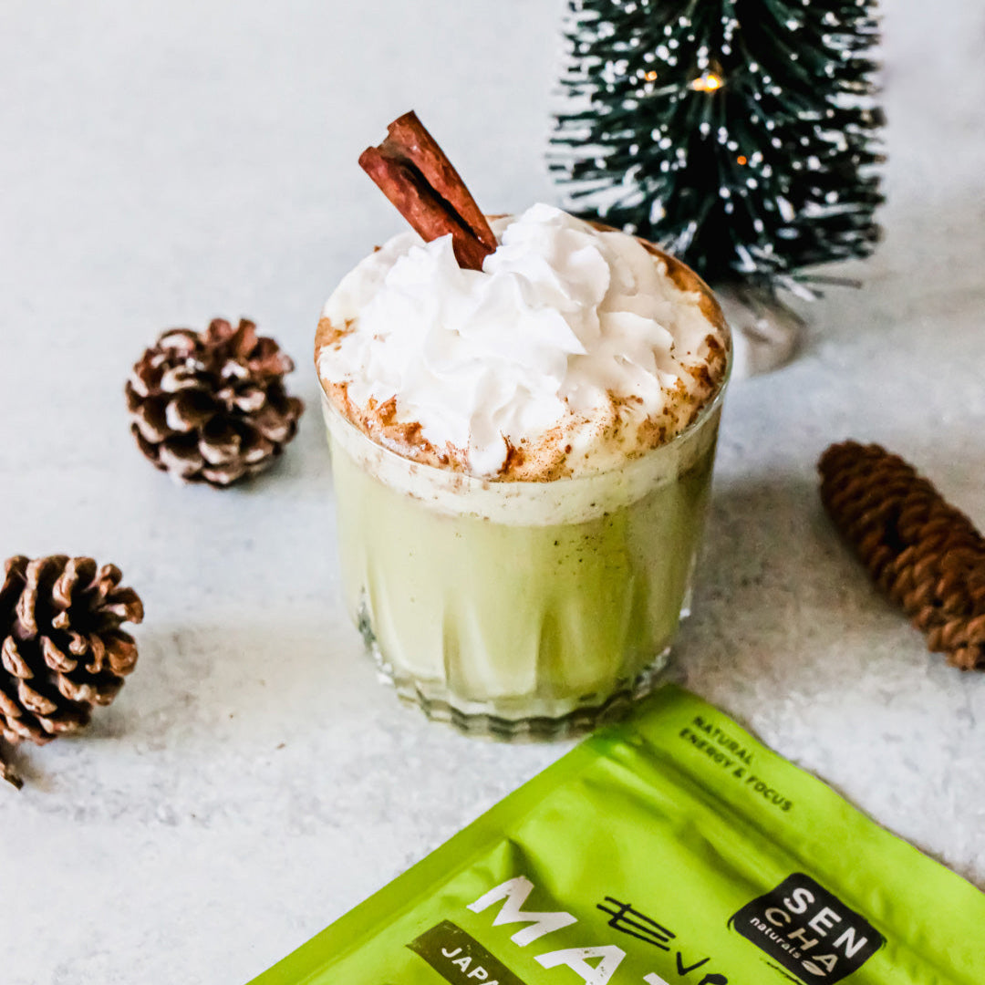 matcha egg nog