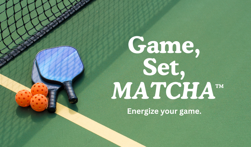 game, set, matcha: energize your game with matcha