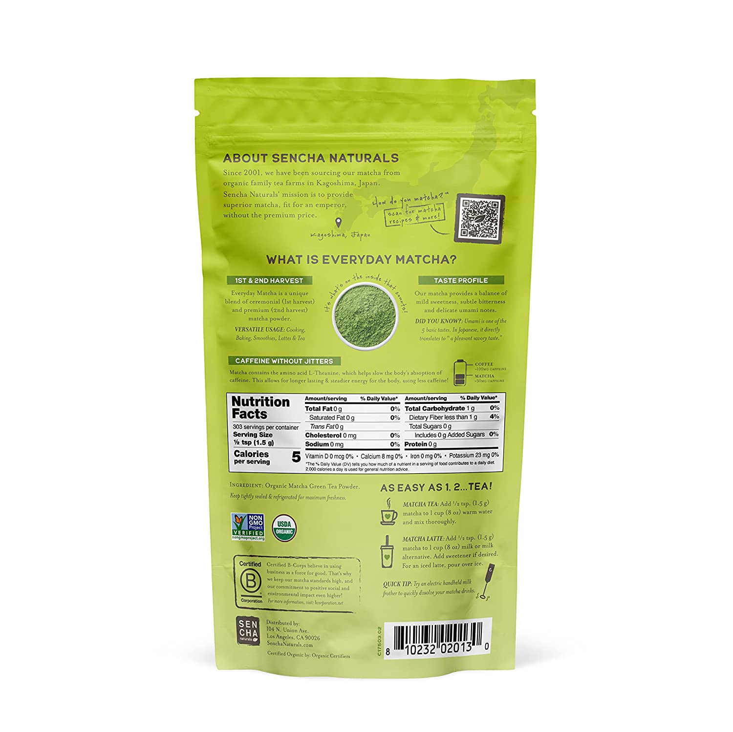 Matcha Powder - Everyday Organic | 1 lb Bag