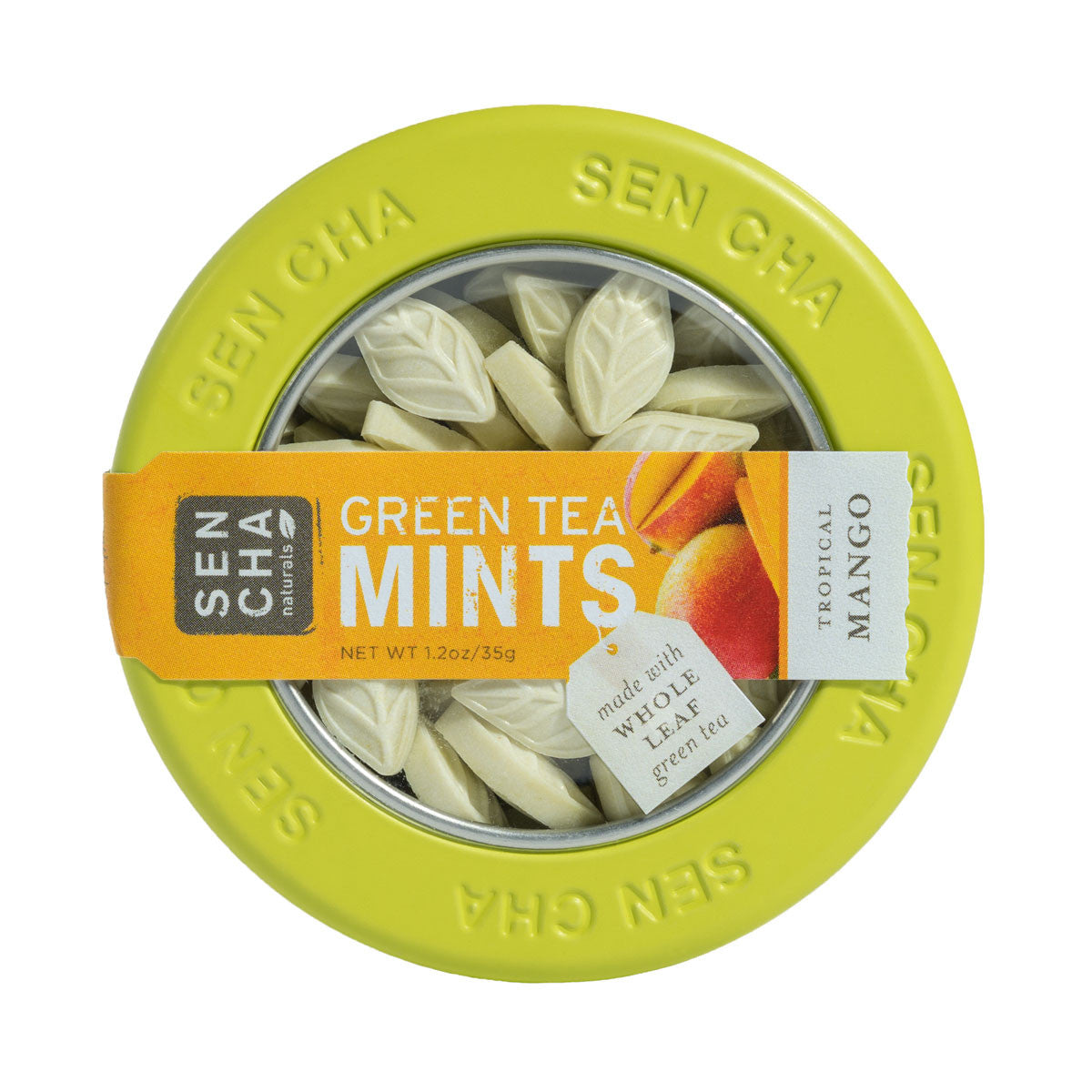 Green Tea Mints - Tropical Mango | Mint Canister