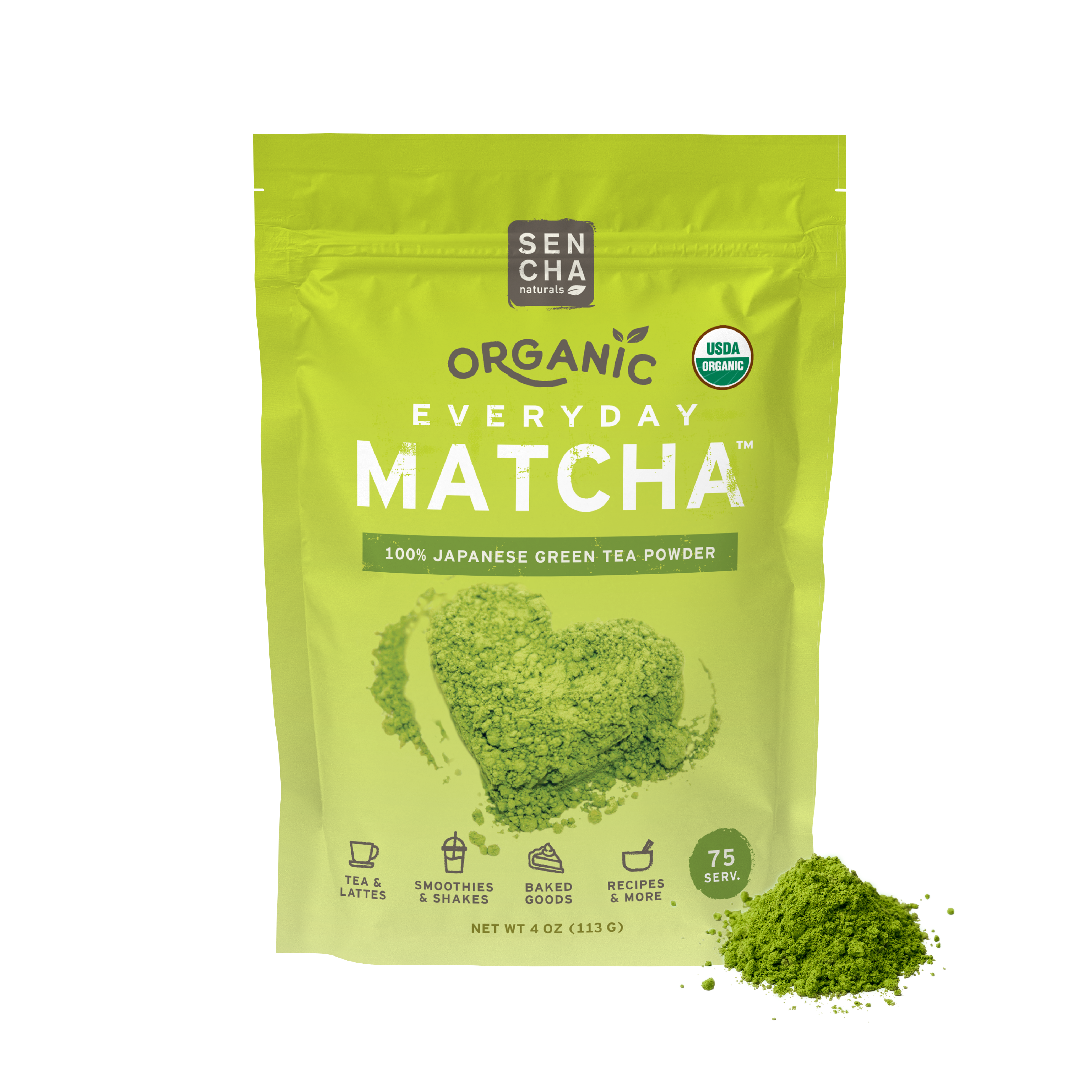 Matcha Powder - Everyday Organic | 4 oz Bag