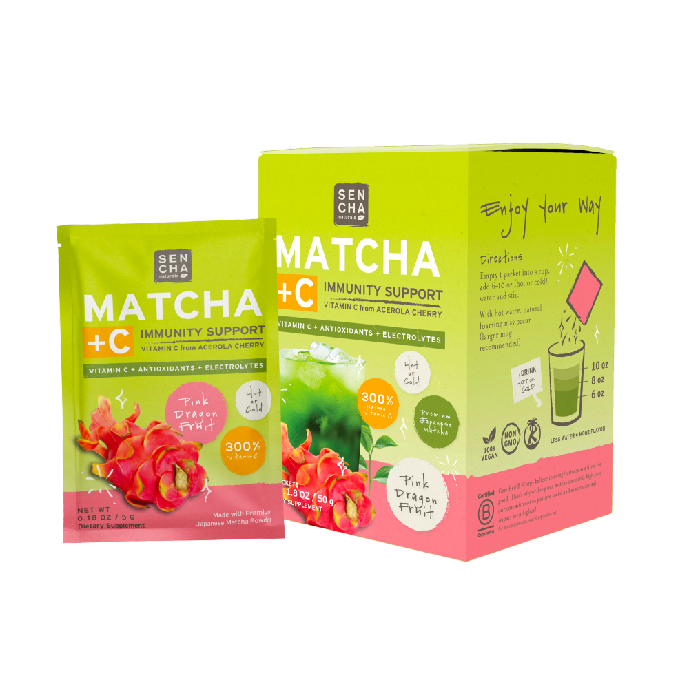 Matcha + C - Dragonfruit | Box of 10